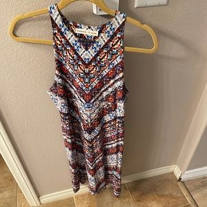 XS Athleta high neckline comfortable Santorini dress.